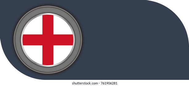 england vector flag illustration. eps10.