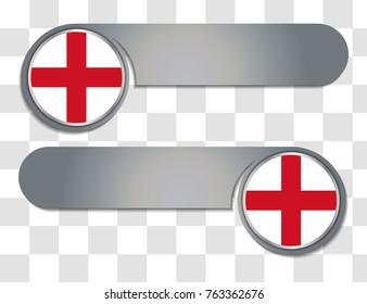 england vector flag illustration. vector match scoreboard illustration. eps10.