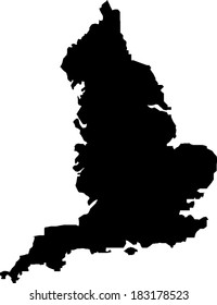 England Vector Map