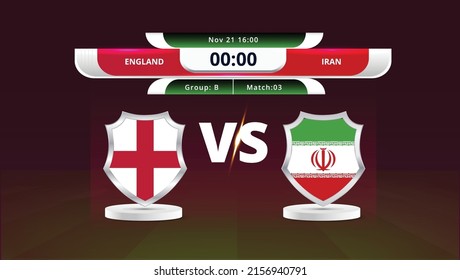  England Vs. Iran football matches scoreboard broadcasts With Match Schedule