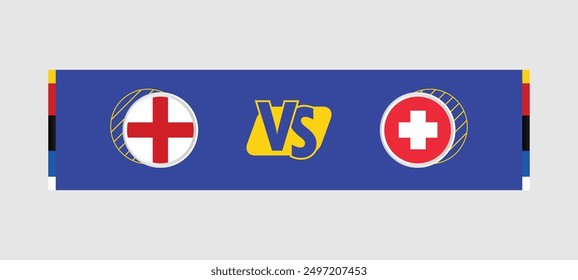 England vs Turkey soccer design banner template