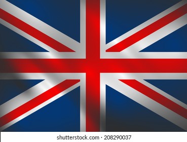 England waving flag vector