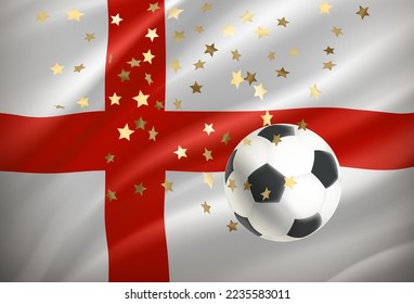 Inglaterra es la ganadora del juego. 3.ᵉʳ concepto vectorial