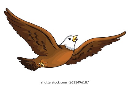 Engle animal isolated on a white background