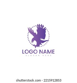 Engle Birds logo vector illustration design