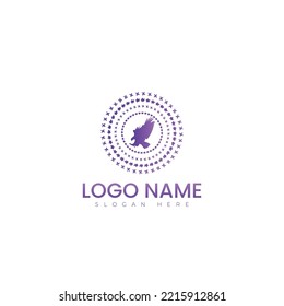 Engle Birds logo vector illustration design