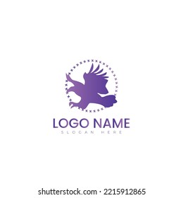 Engle Birds logo vector illustration design