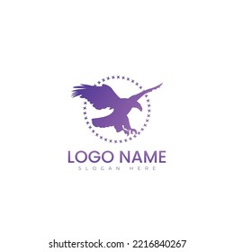 Diseño de ilustración vectorial del logotipo de Engle Birds