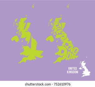 englind unitedkingdom map