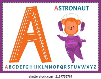 English Alphabet Cartoon Cute Children Illustrations Stock Vector ...