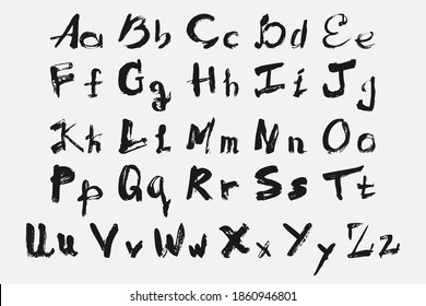 手書き アルファベット のイラスト素材 画像 ベクター画像 Shutterstock