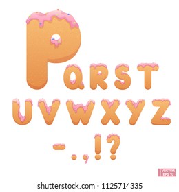 English alphabet font design.