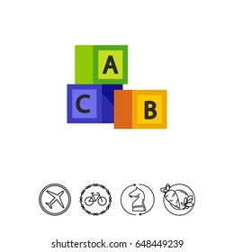 English alphabet icon
