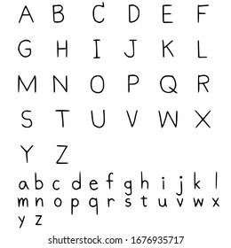 The English alphabet itself has 26 consonant symbols.Capital letters and lowercase letters.