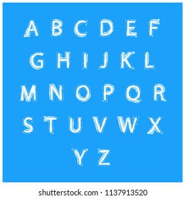 English Alphabet Letters Stock Vector (Royalty Free) 1137913520 ...