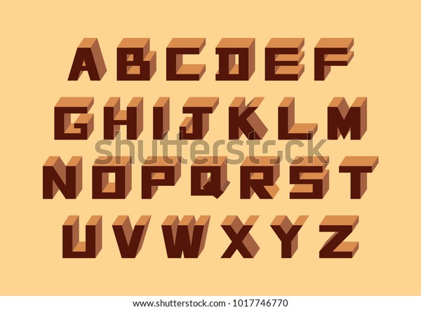 English Alphabet Letters Stock Vector (Royalty Free) 1017746770 ...