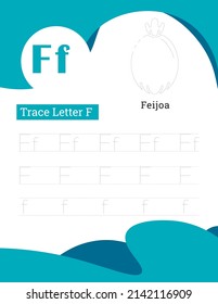 English alphabet letters tracing line printable worksheet with cute pictures for coloring for vocabulary learning. Basic writing practice for preschool and kindergarten kids students and teachers