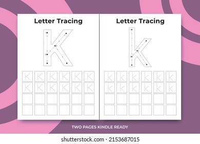 English alphabet letters tracing line printable worksheet with cute pictures for coloring for vocabulary learning. Basic writing practice for preschool and kindergarten kids students and teachers