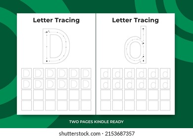 English alphabet letters tracing line printable worksheet with cute pictures for coloring for vocabulary learning. Basic writing practice for preschool and kindergarten kids students and teachers