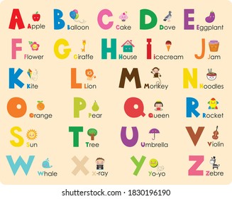 English Alphabet Puzzle Kids Education Stock Vector (Royalty Free ...