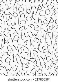 english alphabet seamless pattern