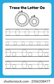 English alphabet tracing practice worksheets, educational letters a-b dot tracing pattern For children in kindergarten