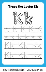 English alphabet tracing practice worksheets, educational letters a-b dot tracing pattern For children in kindergarten