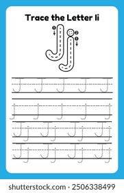 English alphabet tracing practice worksheets, educational letters a-b dot tracing pattern For children in kindergarten