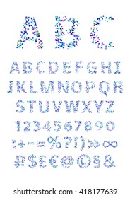 English alphabet. Vector illustration