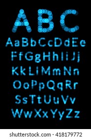 English alphabet. Vector illustration