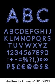 English alphabet. Vector illustration