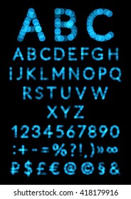 English alphabet. Vector illustration