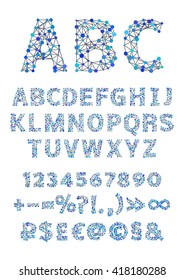 English alphabet. Vector illustration
