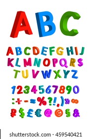 English alphabet. Vector illustration