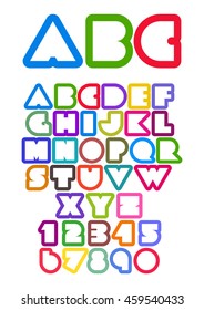 English alphabet. Vector illustration