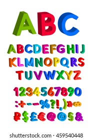 English alphabet. Vector illustration
