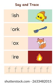 English Alphabet Worksheet - Letter Tracing and Writing Practice