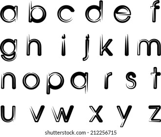 English alphabet a to z
