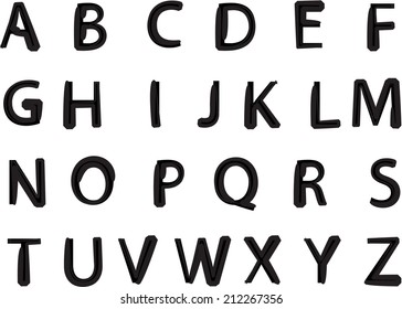 English alphabet A to Z