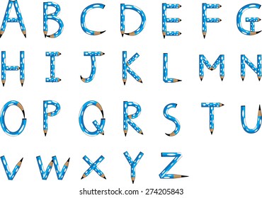 English alphabet A to Z