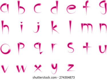 English alphabet a to z
