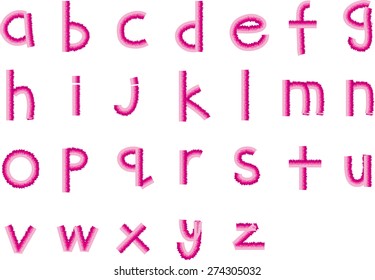 English alphabet a to z