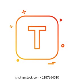 English Alphabets icon design vector 