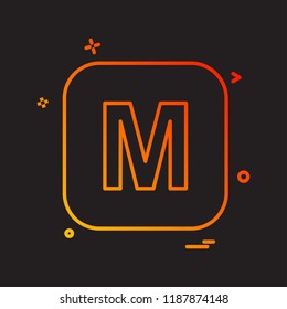 English Alphabets icon design vector 