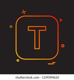 English Alphabets icon design vector 