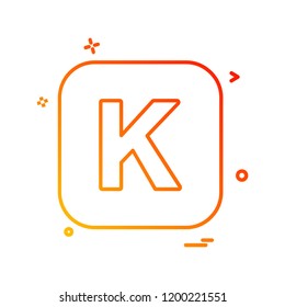 English Alphabets icon design vector 