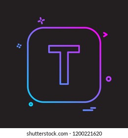 English Alphabets icon design vector 