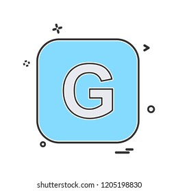English Alphabets icon design vector 