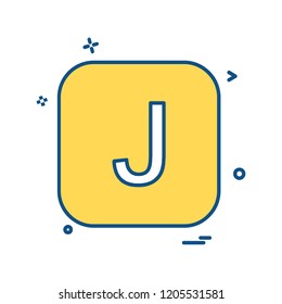 English Alphabets icon design vector 