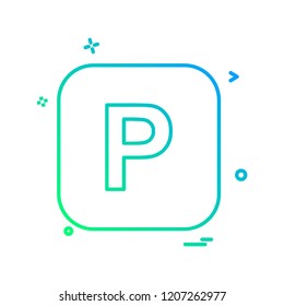 English Alphabets icon design vector 